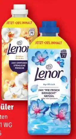 Lidl Lenor Weichspüler Angebot