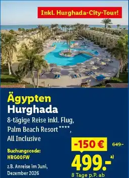 Lidl Ägypten Hurghada Angebot