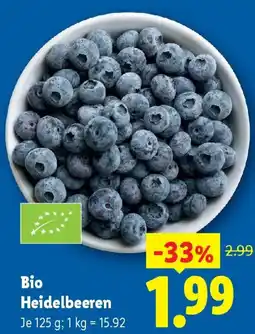 Lidl Bio Heidelbeeren Angebot