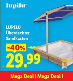 Lidl LUPILU Überdachter Sandkasten Angebot