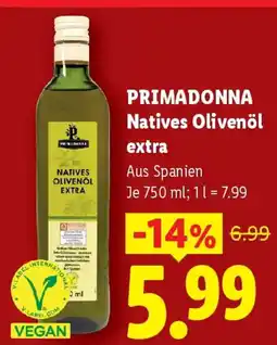 Lidl PRIMADONNA Natives Olivenöl extra Angebot