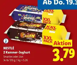 Lidl NESTLÉ 2 Kammer-Joghurt Angebot