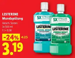 Lidl LISTERINE Mundspülung Angebot