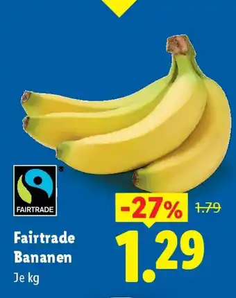 Lidl Fairtrade Bananen Angebot