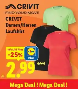 Lidl CRIVIT Damen/Herren Laufshirt Angebot