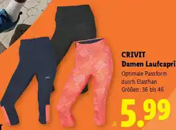 Lidl CRIVIT Damen Laufcapri Angebot
