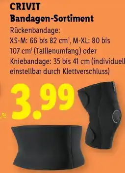 Lidl CRIVIT Bandagen-Sortiment Angebot