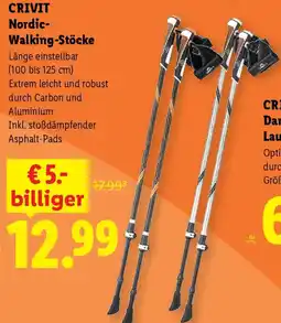 Lidl CRIVIT Nordic- Walking-Stöcke Angebot