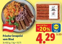 Lidl Frische Cevapcici vom Rind Angebot