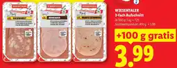 Lidl WIESENTALER 3-fach Aufschnitt Angebot
