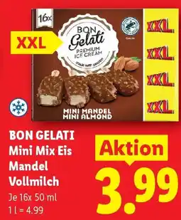 Lidl BON GELATI Mini Mix Eis Mandel Angebot