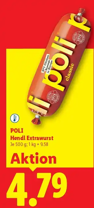 Lidl POLI Hendl Extrawurst Angebot