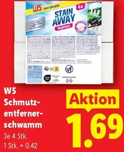 Lidl W5 Schmutz- entferner- schwamm Angebot