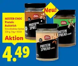 Lidl MISTER CHOC Protein Aufstrich Angebot