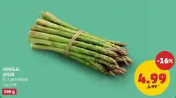PENNY Spargel grün Angebot