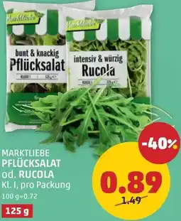 PENNY Marktliebe pflücksalat od. rucola Angebot