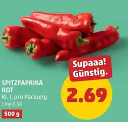 PENNY Spitzpaprika rot Angebot
