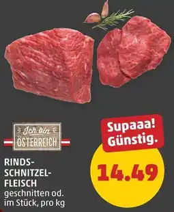 PENNY Rinds- schnitzel- fleisch Angebot