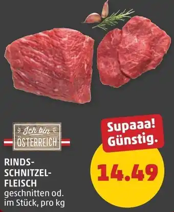 PENNY Rinds- schnitzel- fleisch Angebot
