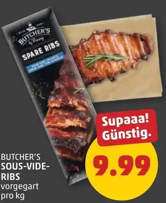 PENNY Butcher's sous-vide- ribs Angebot