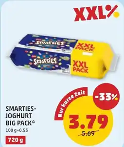 PENNY Smarties- joghurt big pack Angebot