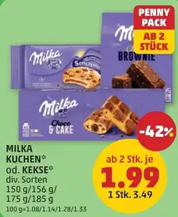 PENNY Milka kuchen od. kekse Angebot
