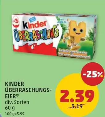 PENNY Kinder überraschungs- eier Angebot