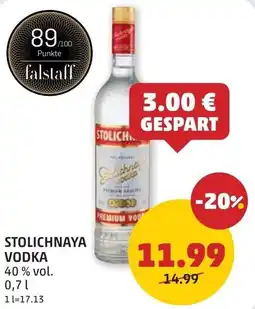 PENNY Stolichnaya vodka Angebot
