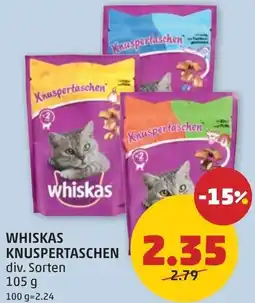 PENNY Whiskas knuspertaschen Angebot