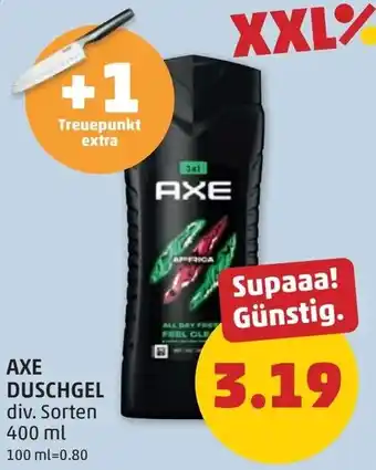 PENNY Axe duschgel Angebot