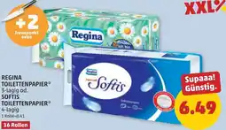 PENNY Regina toilettenpapier or softis toilettenpapier Angebot