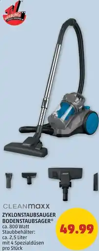 PENNY CLEANMAXX Zyklonstaubsauger bodenstaubsager Angebot