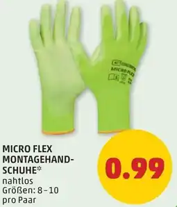PENNY Micro flex montagehand- schuhe Angebot