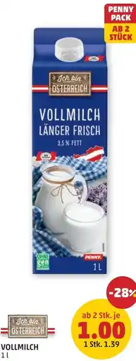 PENNY Vollmilch Angebot