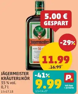 PENNY Jägermeister kräuterlikör Angebot