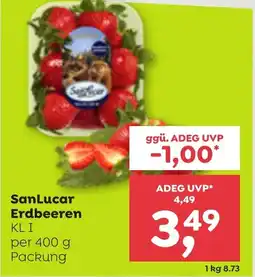 ADEG SanLucar Erdbeeren Angebot