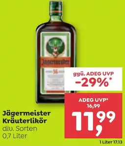 ADEG Jägermeister Kräuterlikör Angebot