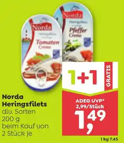 ADEG Norda Heringsfilets Angebot
