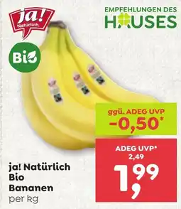 ADEG Ja! natürlich bio bananen Angebot