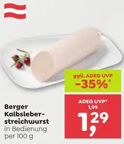 ADEG Berger Kalbsleber- streichwurst Angebot