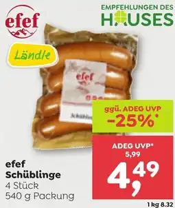 ADEG Efef schüblinge Angebot