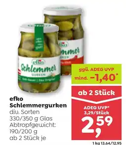 ADEG Efko Schlemmergurken Angebot