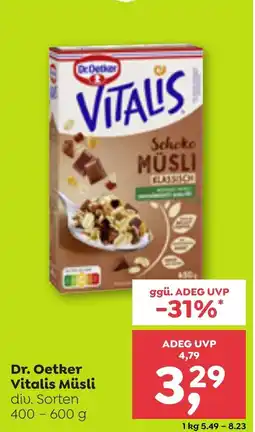 ADEG Dr. Oetker Vitalis Müsli Angebot