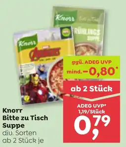 ADEG Knorr Bitte zu Tisch Suppe Angebot