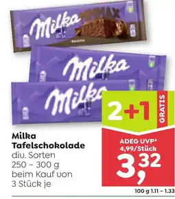 ADEG Milka Tafelschokolade Angebot