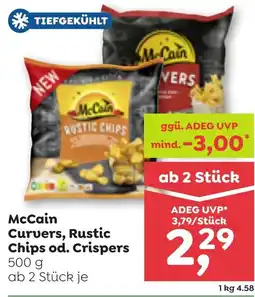 ADEG McCain Curvers, Rustic Chips od. Crispers Angebot