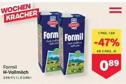 MPreis Formil H-Vollmilch Angebot