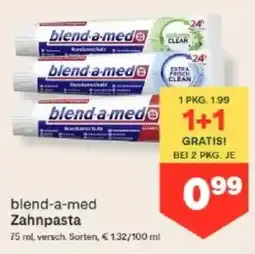 MPreis Blend-a-mede zahnpasta Angebot