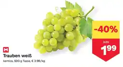 MPreis Trauben weiß Angebot