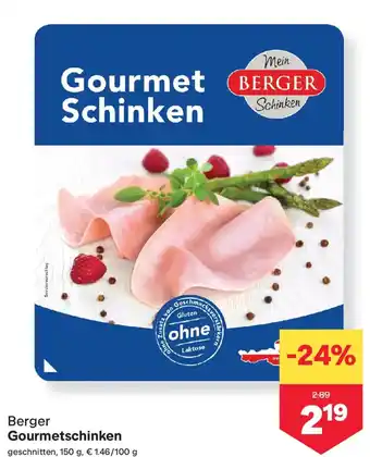 MPreis Berger Gourmetschinken Angebot